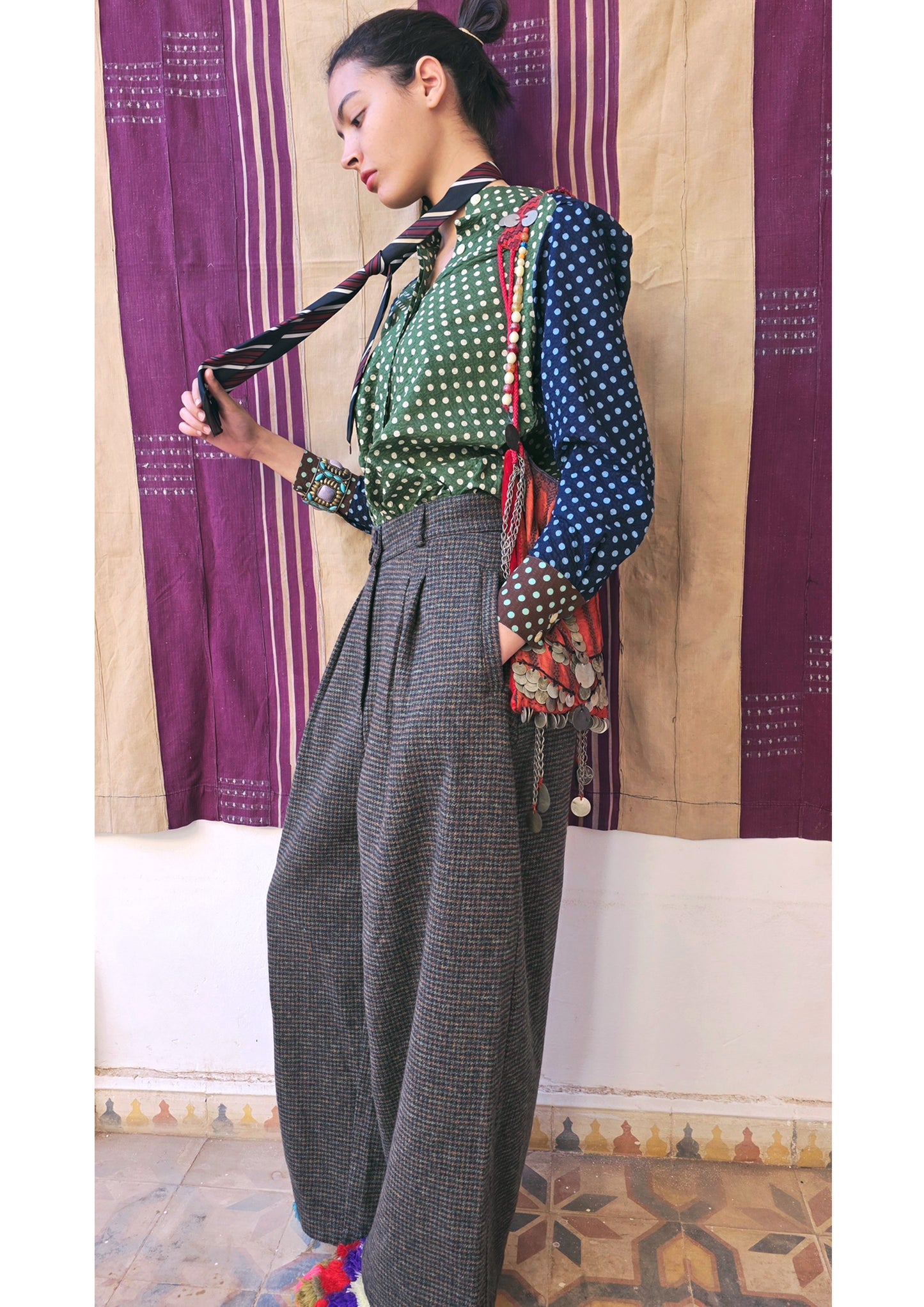 Brian Pants Cotton Khaki - Claramonte