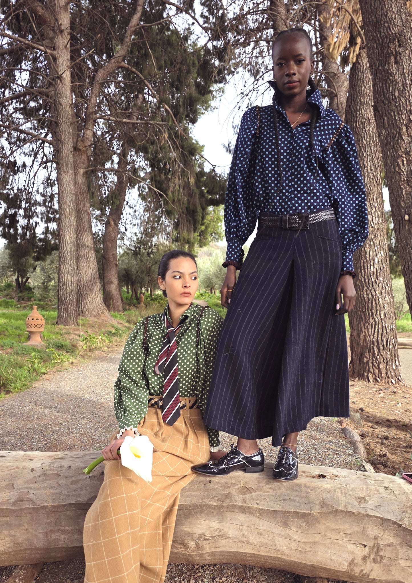 Pants Skirt Anthracite - Claramonte