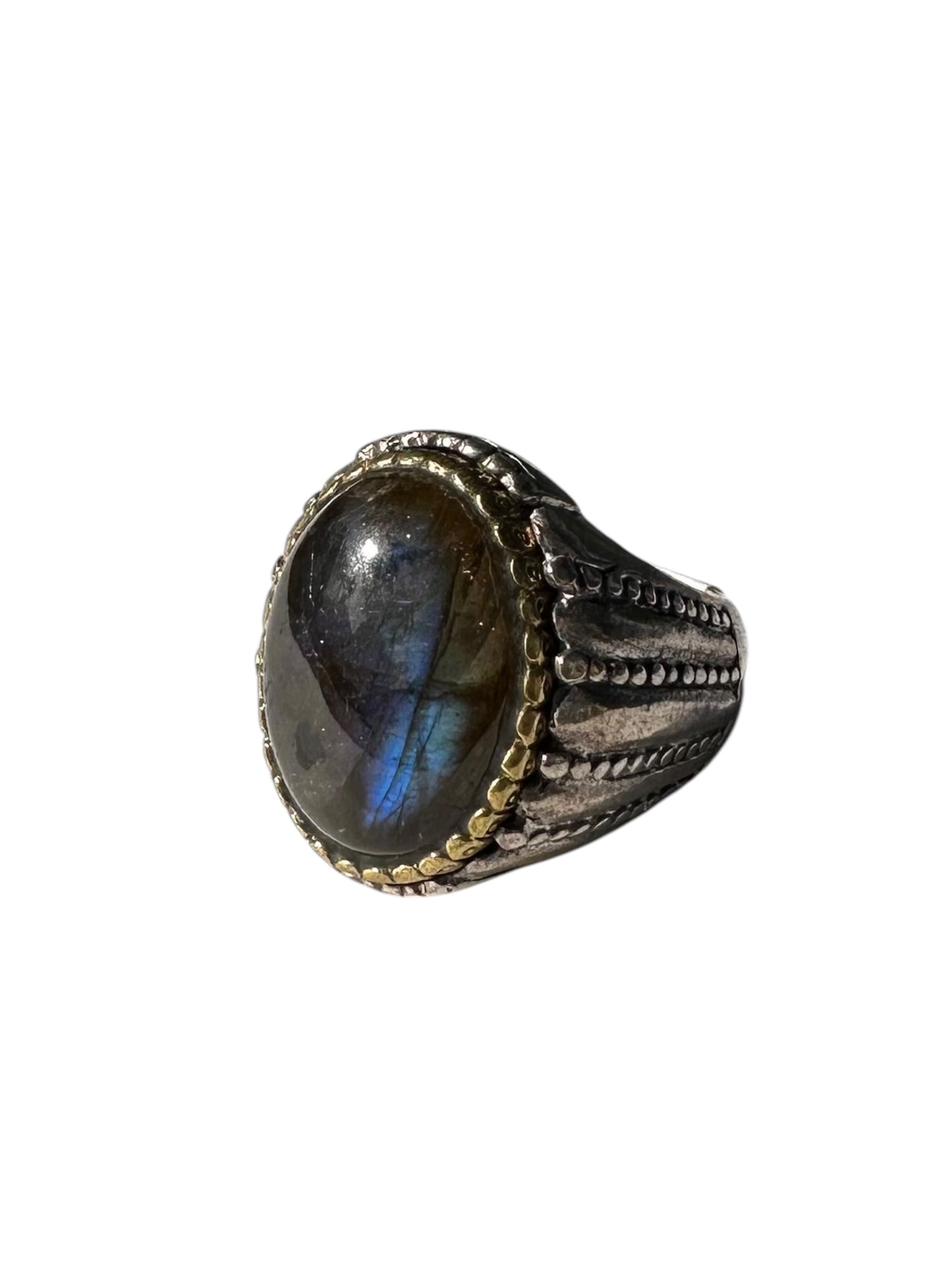 Bague Argent et Labradorite - Jalan Jalan