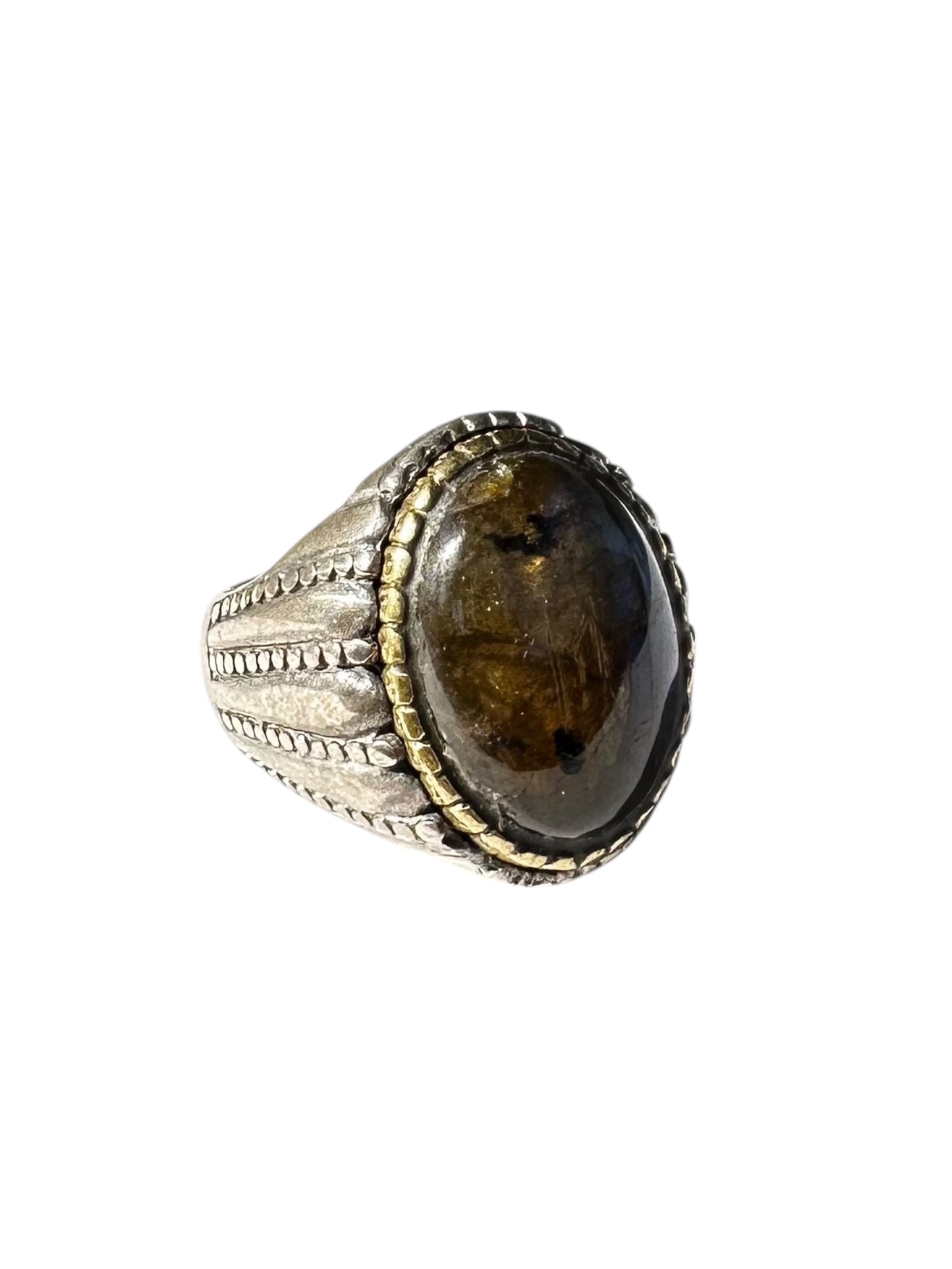 Bague Argent et Labradorite - Jalan Jalan