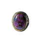 Bague Argent et Chalcopyrite - Jalan Jalan