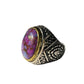 Bague Argent et Chalcopyrite - Jalan Jalan