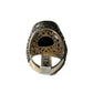 Bague Argent et Chalcopyrite - Jalan Jalan