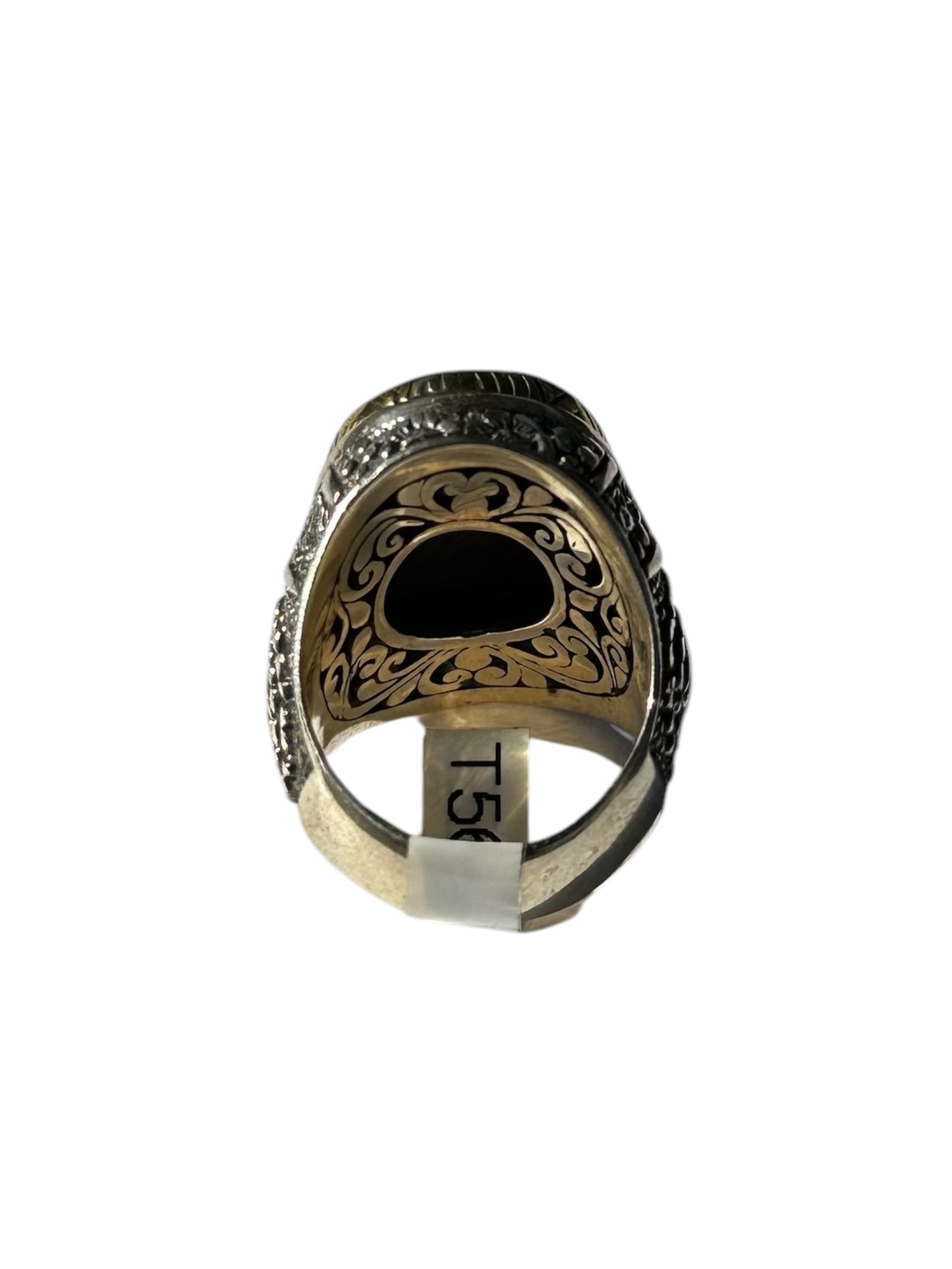 Bague Argent et Chalcopyrite - Jalan Jalan