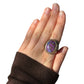 Bague Argent et Chalcopyrite - Jalan Jalan