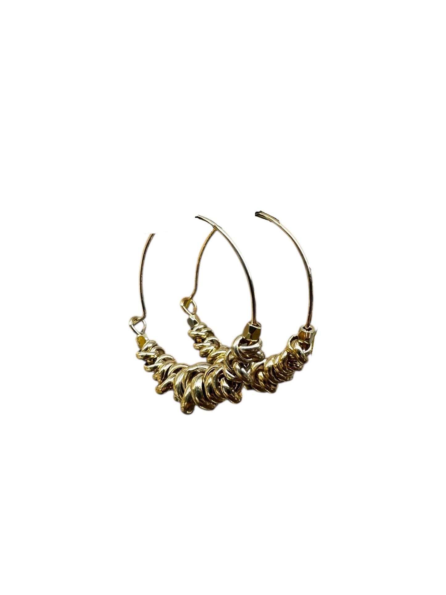 Créoles Anneaux Entrelacés Dorées - Hanka ïn