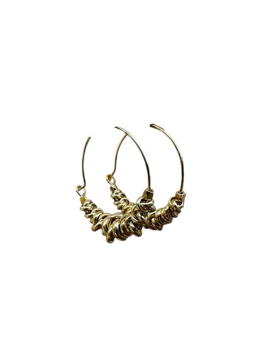 Créoles Anneaux Entrelacés Dorées - Hanka ïn