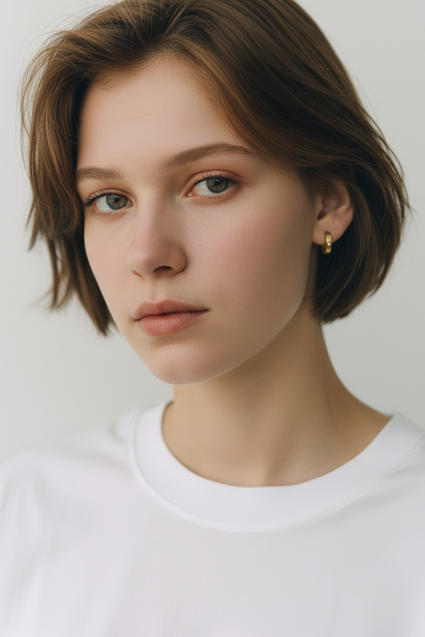 Mini créoles incrustées - Hanka ïn