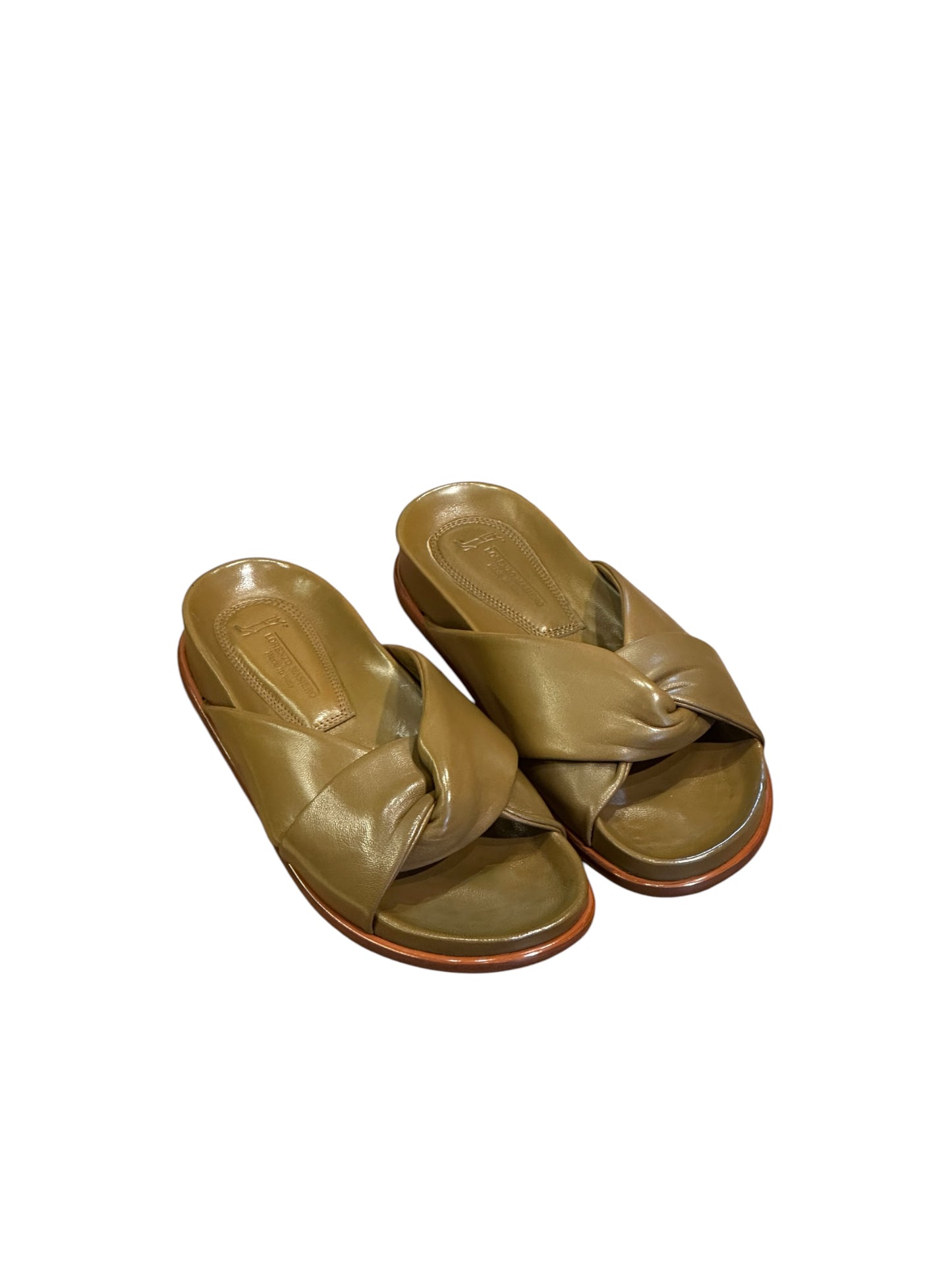 Sandales Cuir Nappa Antelope - Lorenzo Masiero