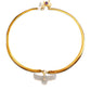 Collier Torque Phoenix Sacré Cristal de Roche - Room Service