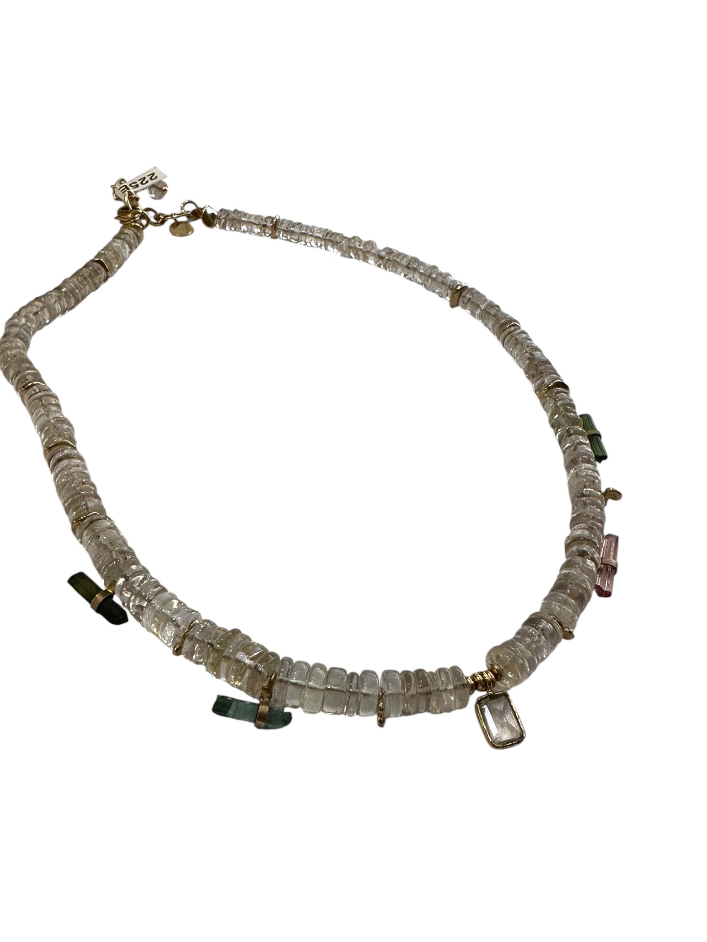 Collier Pierres Fines Cristal et Tourmalines - Room Service