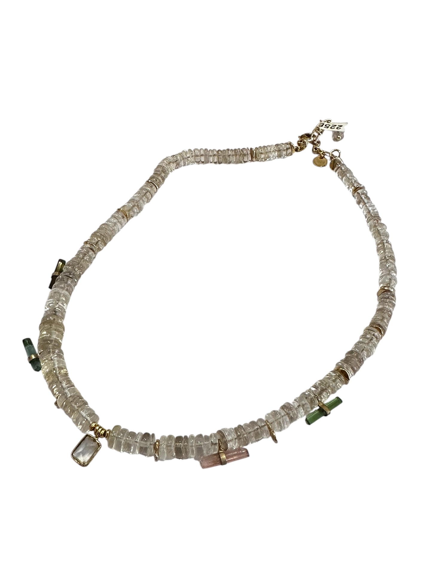 Collier Pierres Fines Cristal et Tourmalines - Room Service