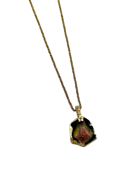 Collier Tranche Tourmaline Watermelon - Room Service