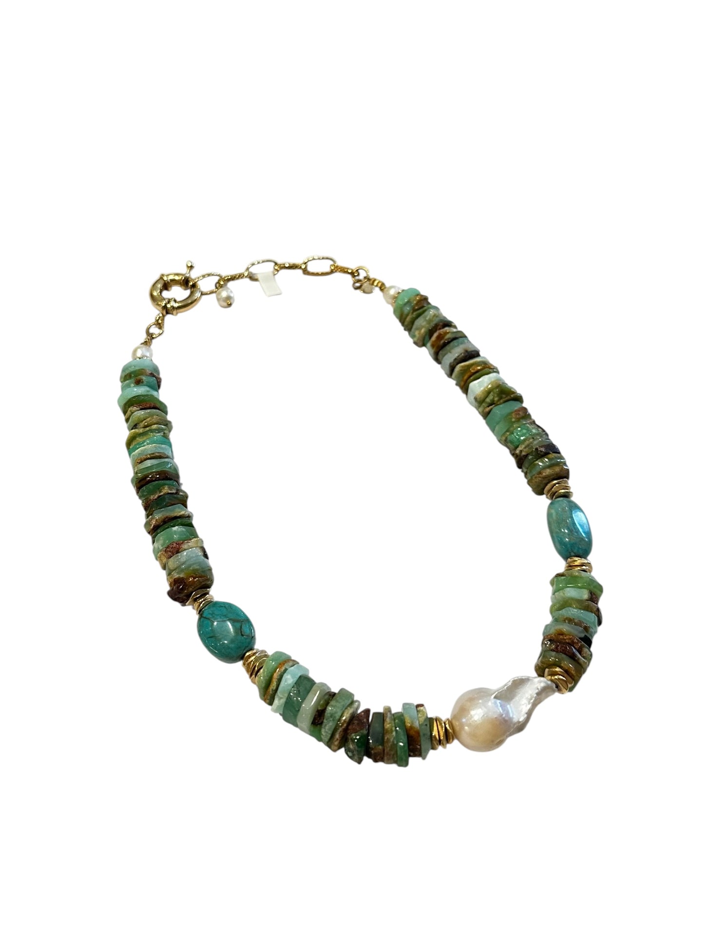 Collier Perle Baroque et Pierres Fines - Room Service