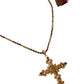 Collier Croix Grenade Citrine Fil de Soie - Room Service