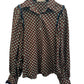 Blouse Joe Chocolat Pois Verts - Claramonte
