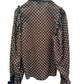 Blouse Joe Chocolat Pois Verts - Claramonte