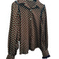 Blouse Joe Chocolat Pois Verts - Claramonte