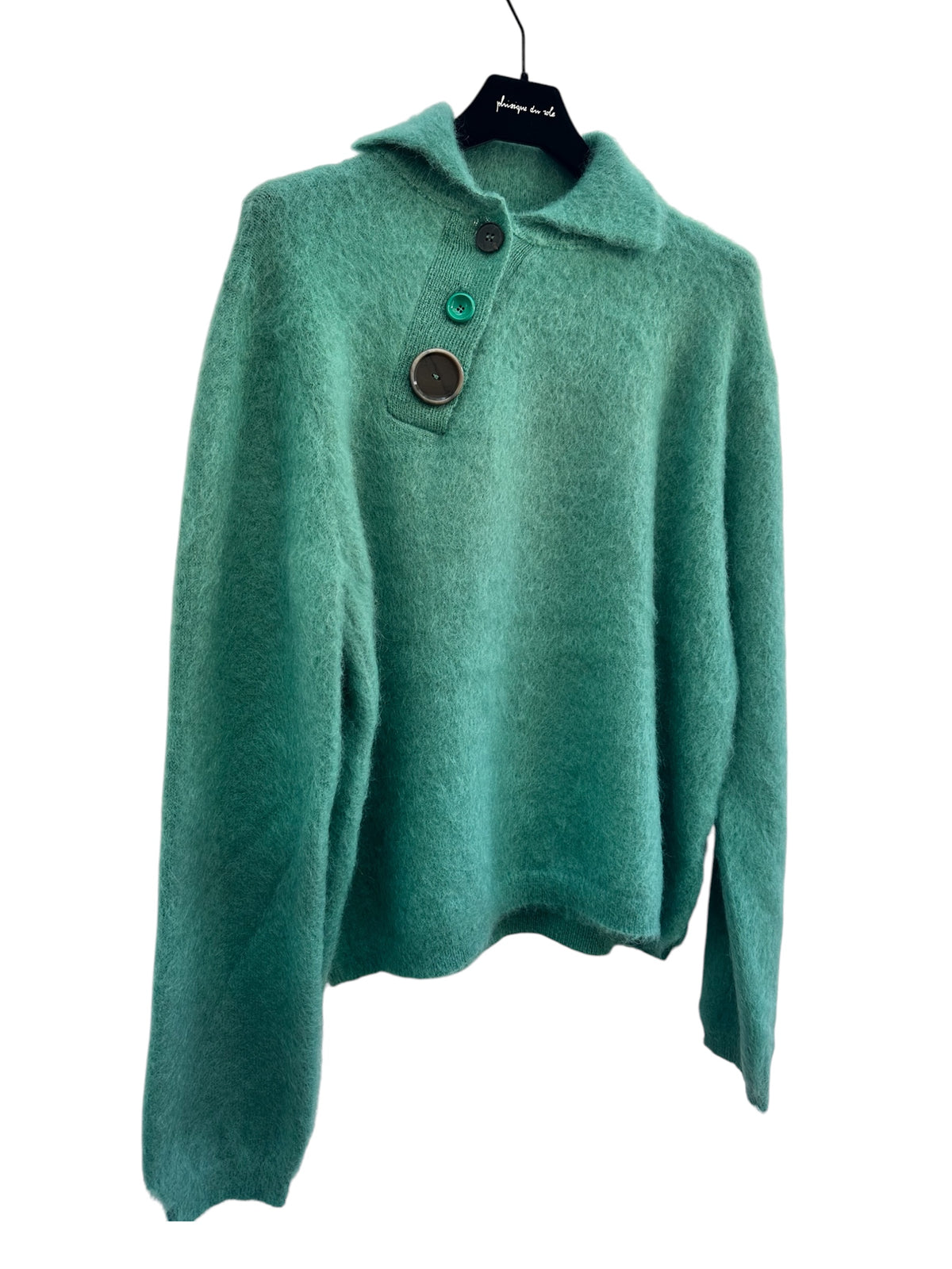 Pull en Laine 3 Boutons Emeraude - Phisique du Role