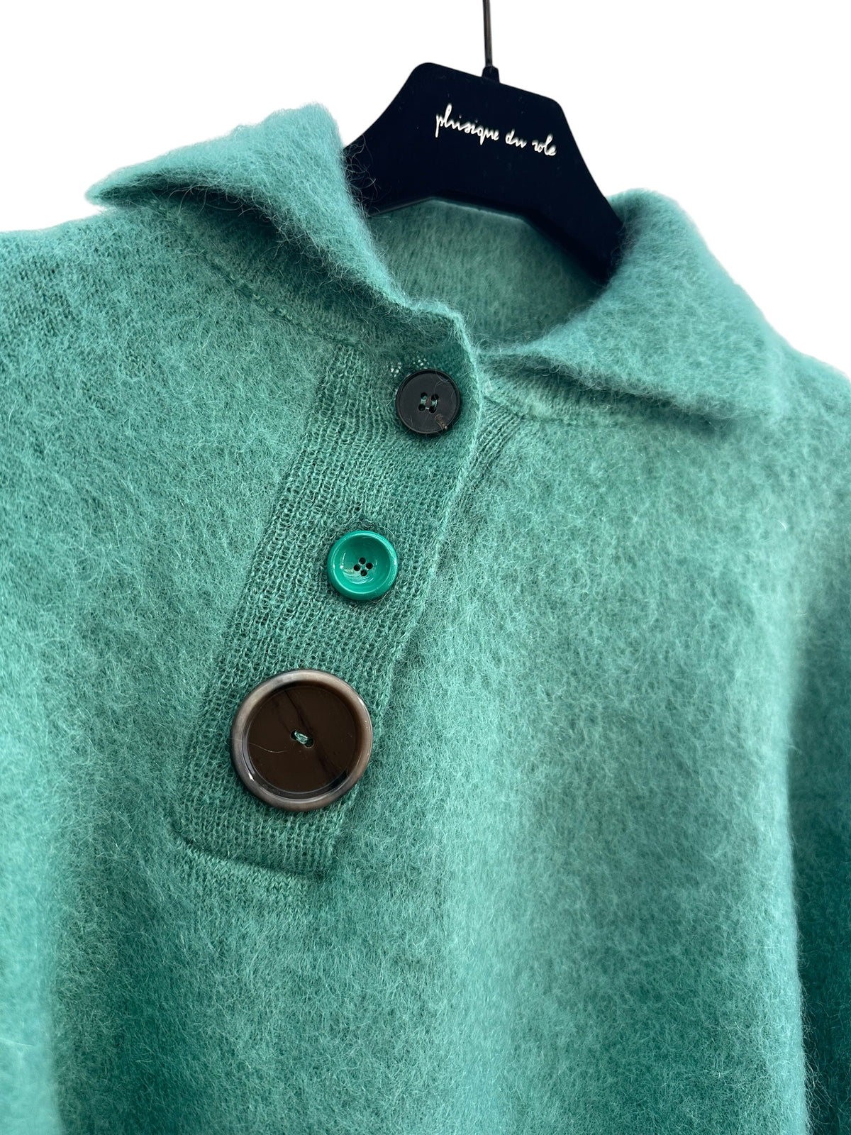 Pull en Laine 3 Boutons Emeraude - Phisique du Role