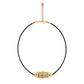 Collier choker Rakhi en pyrite avec fil noi