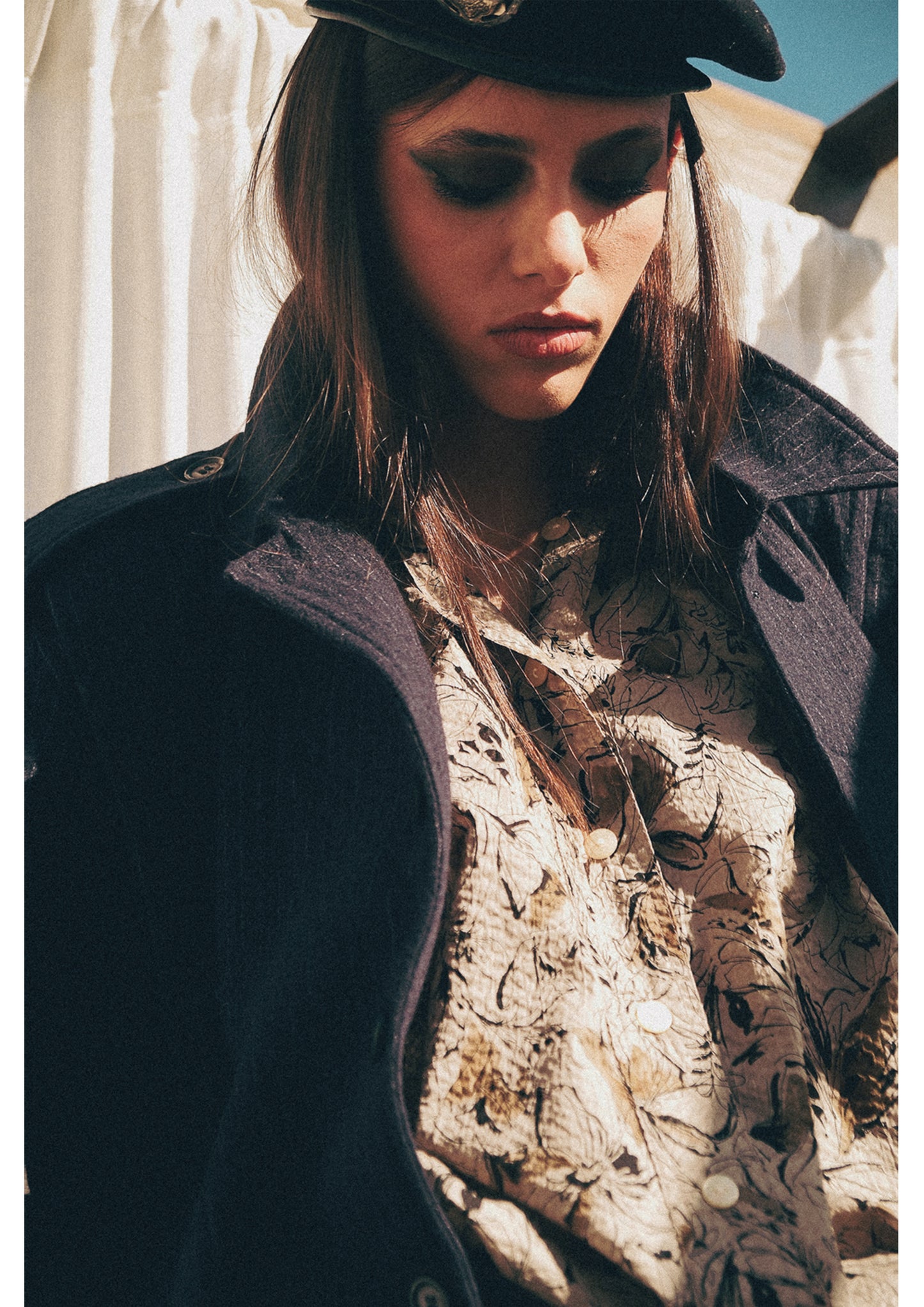 Wool Jacket Marine - Claramonte