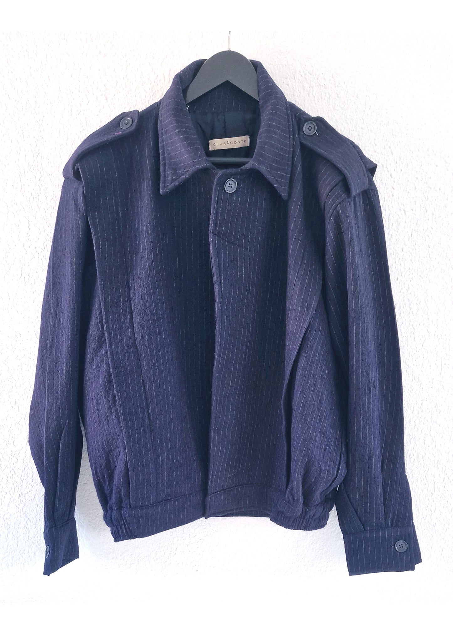 Wool Jacket Marine - Claramonte