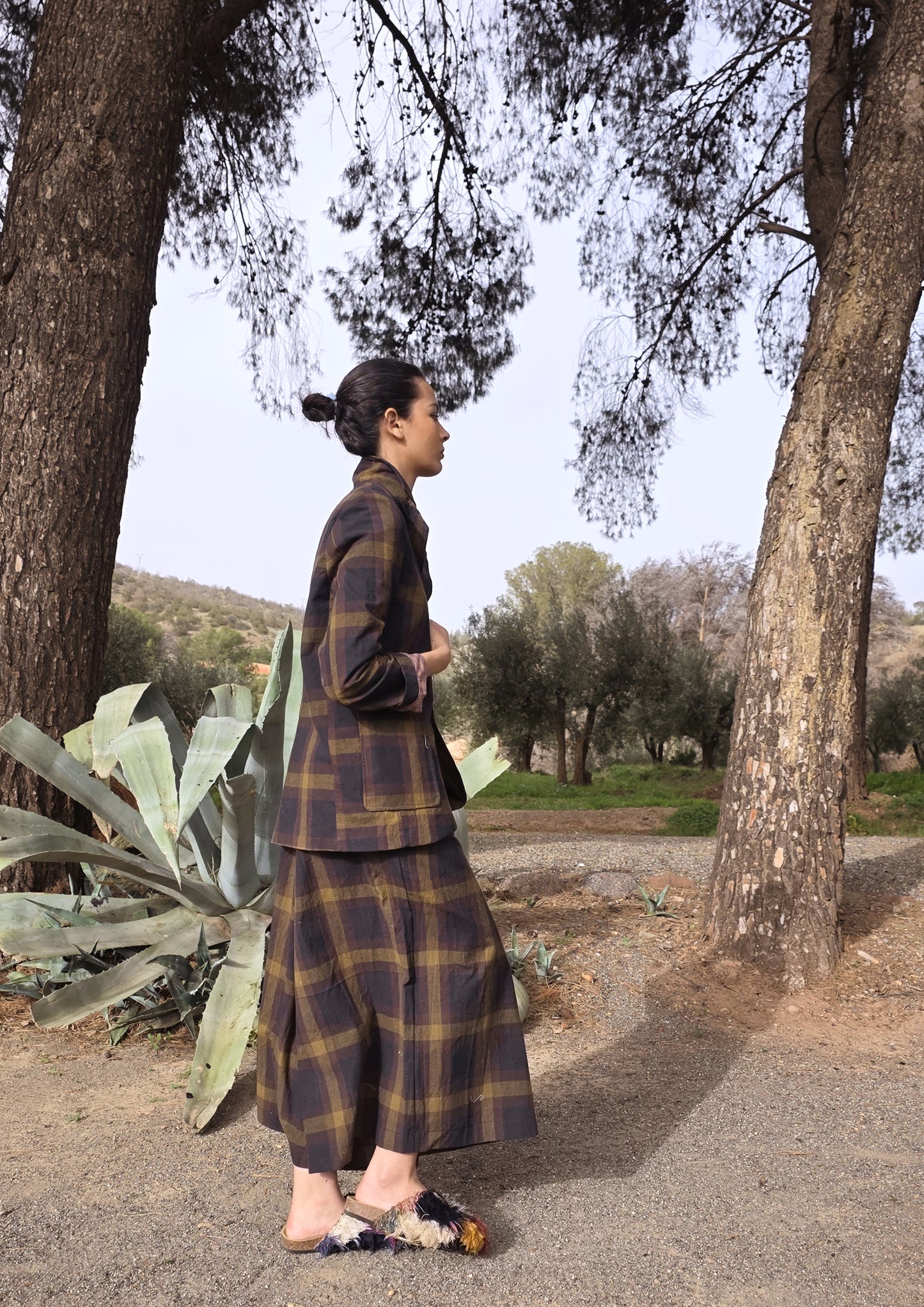 Pants Skirt Mustard - Claramonte