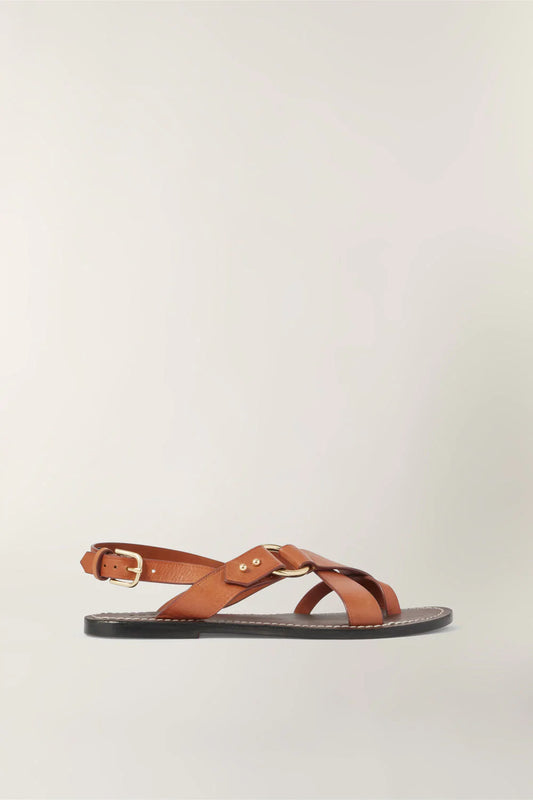 Sandals Florence Cognac - Soeur