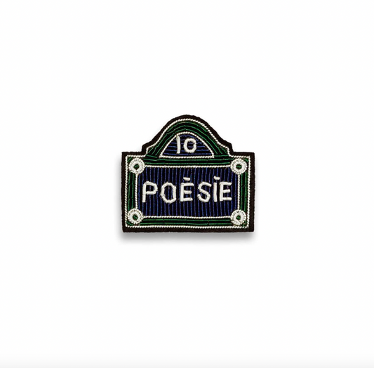 Street Sign Brooch - Macon &amp; Lesquoy