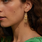 Emily 2 earrings White topaz crystal - Dorothée Sausset