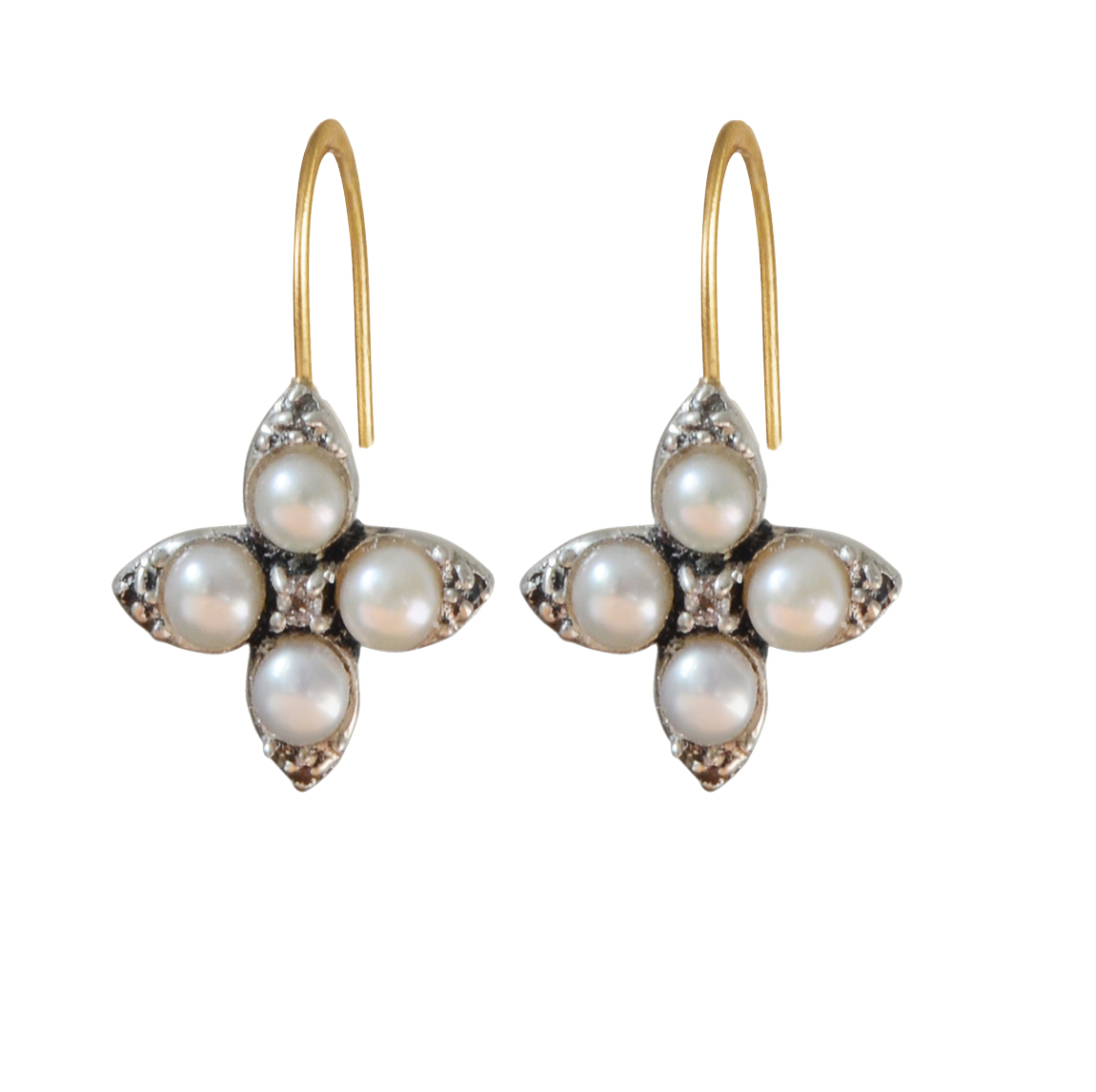 Boucles Marguerite Nacre - Dorothée Sausset