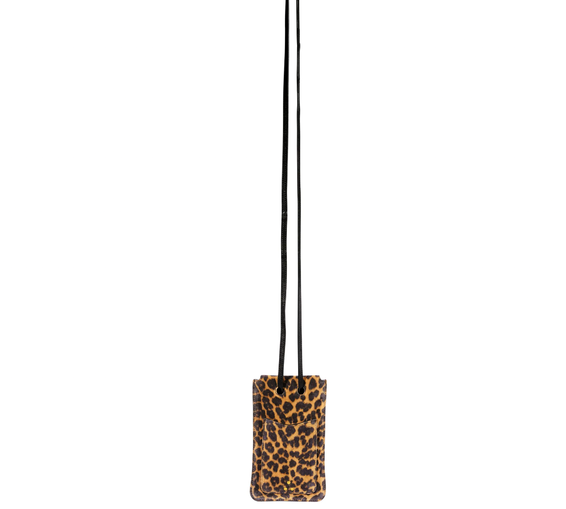 Leopard Calfskin Mobile Case - Jerome Dreyfuss