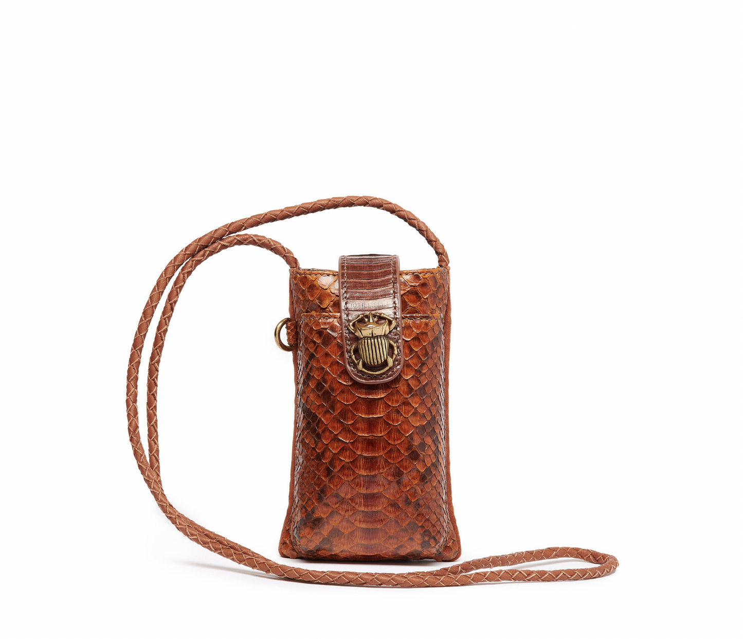 Double Marcus python phone holder - Claris Virot