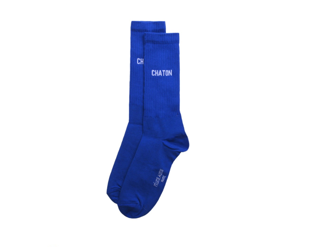 Blue Kitten Socks - Félicie Aussi