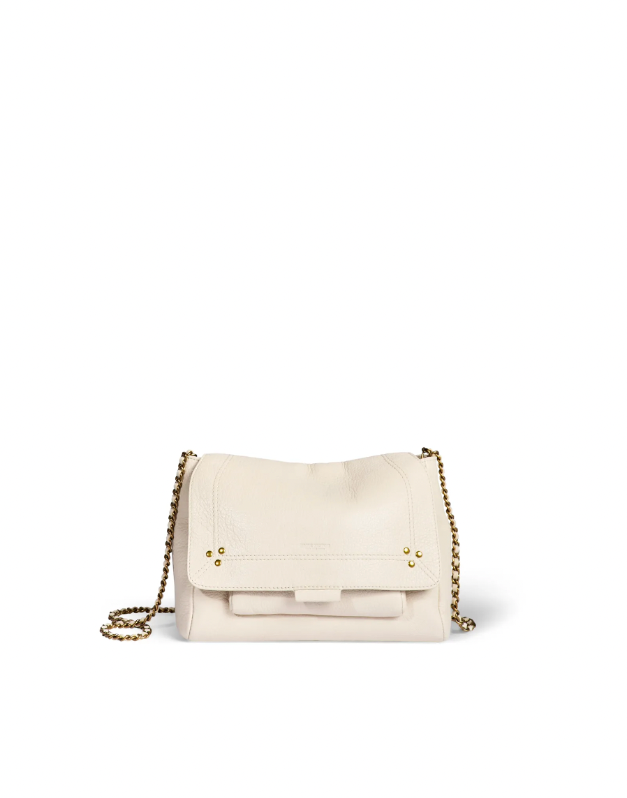 Lulu M Cream Grained Bag - Jerome Dreyfuss