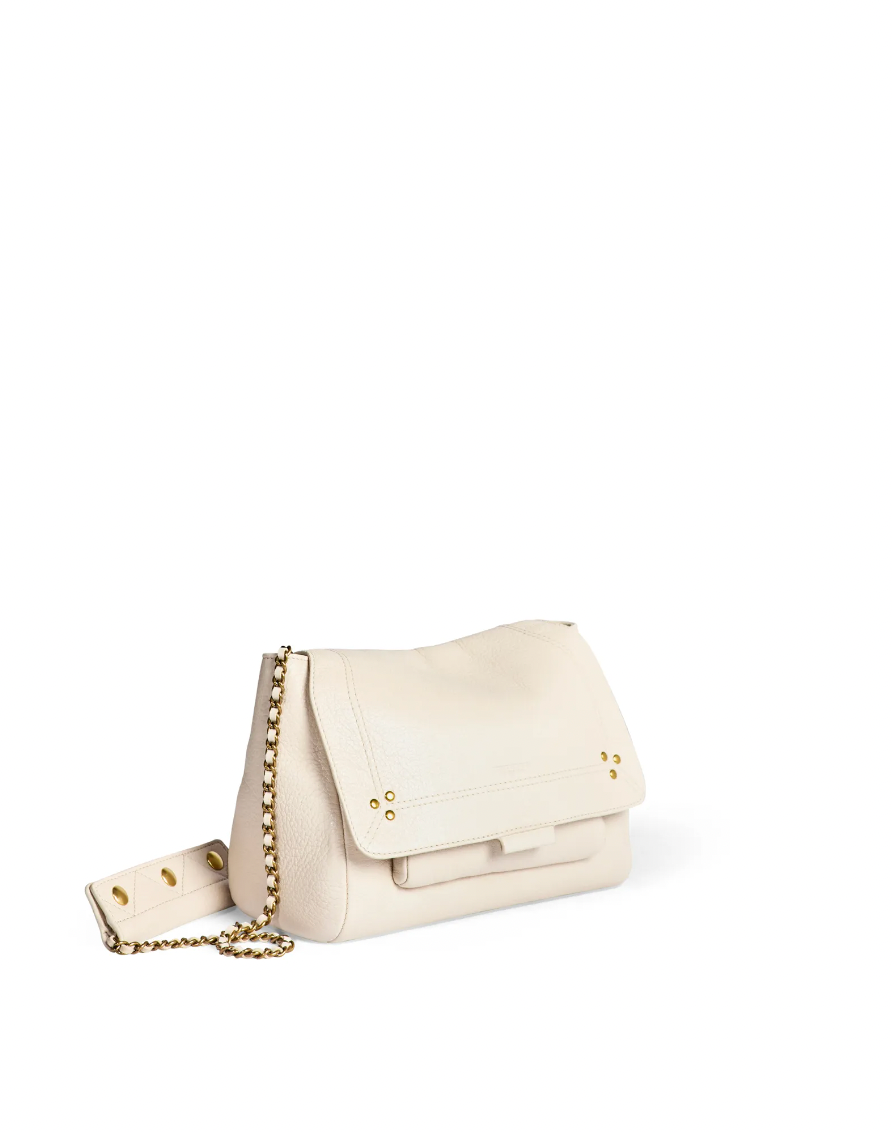 Lulu M Cream Grained Bag - Jerome Dreyfuss