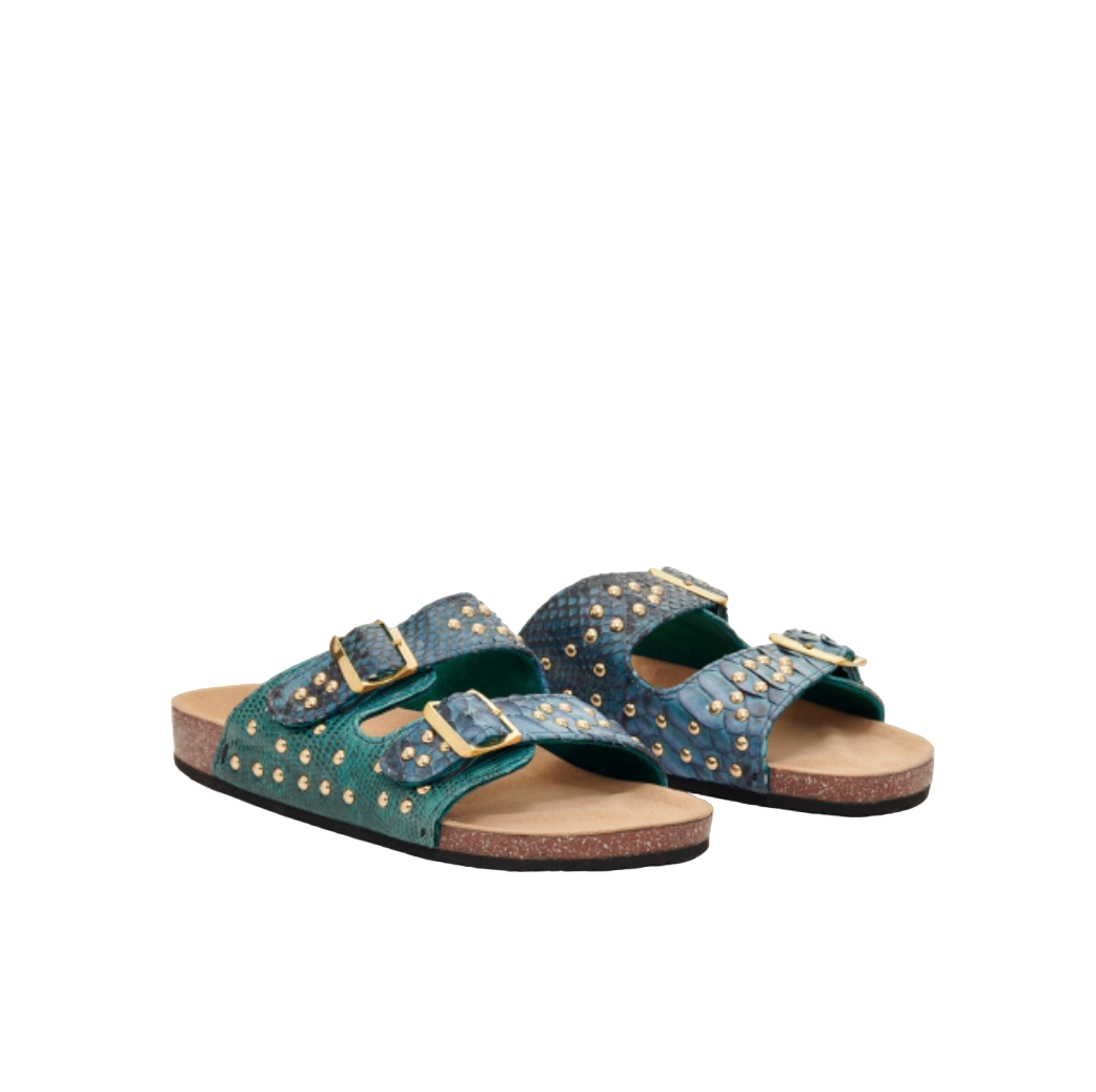 Sandales Python Odette Lagon Claris Virot