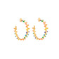 Boucles d'oreilles Gipsy multicolore - Sylvia Toledano