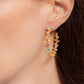 Boucles d'oreilles Gipsy multicolore - Sylvia Toledano