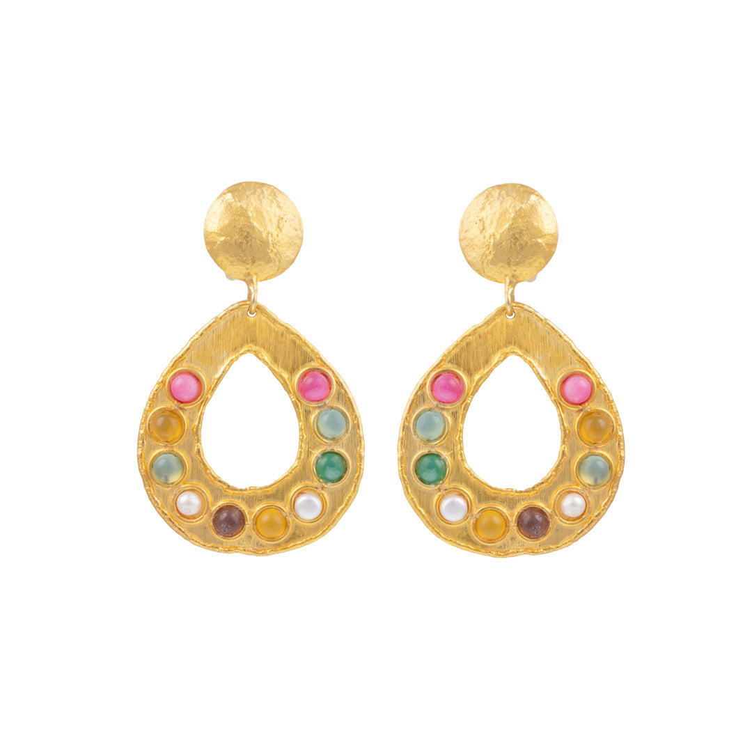 Boucles d'oreilles Thalita Multicolore - Sylvia Toledano