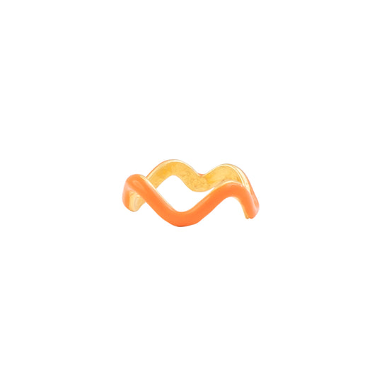 Bague Flow orange - Sylvia Toledano